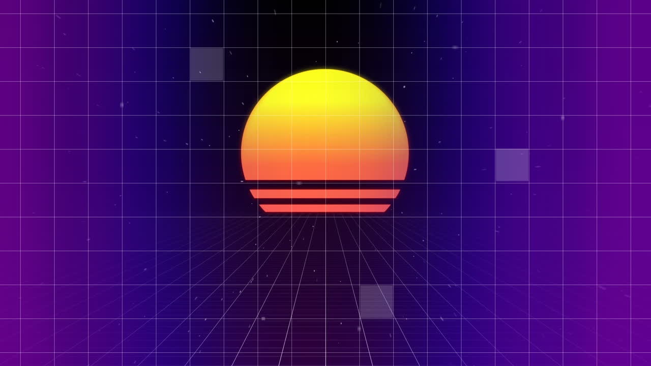 Ilustración de una puesta de sol