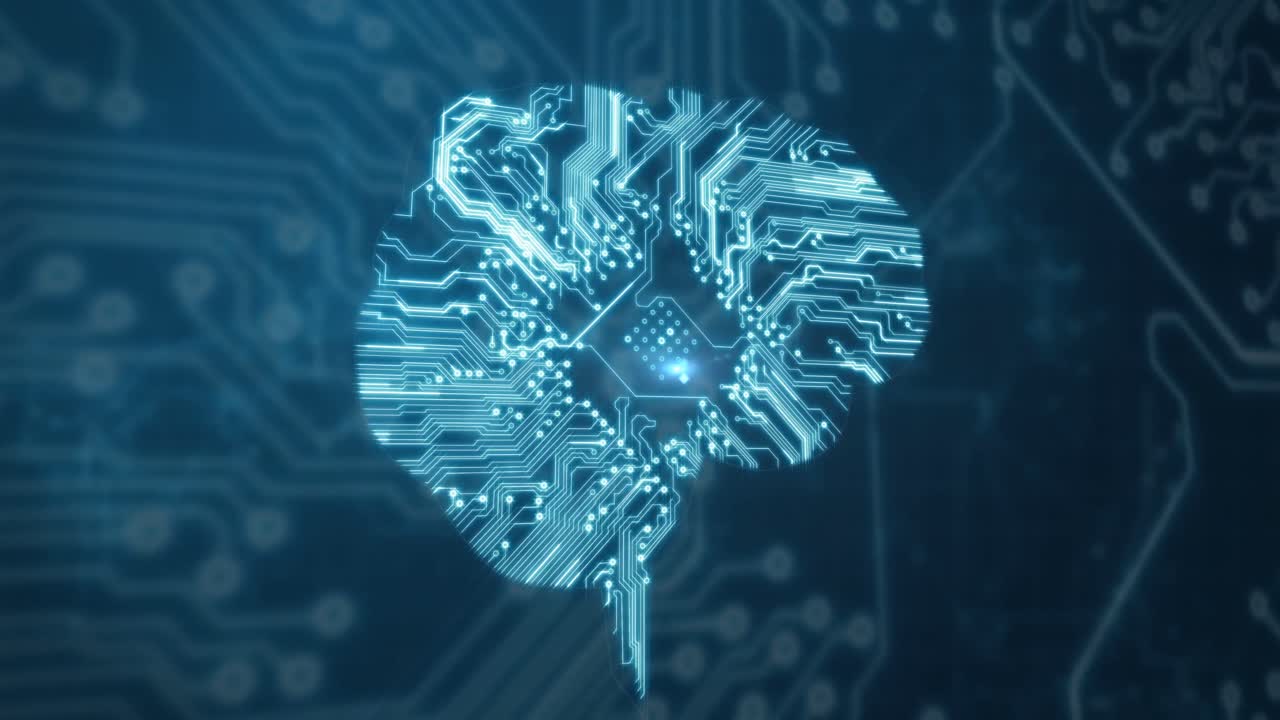 Conceptual video of circuit connection brain