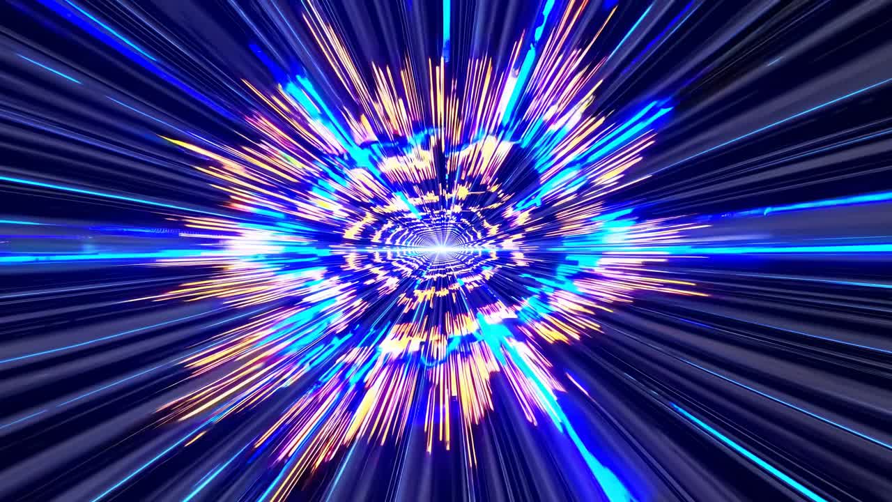 túnel de velocidad abstracto