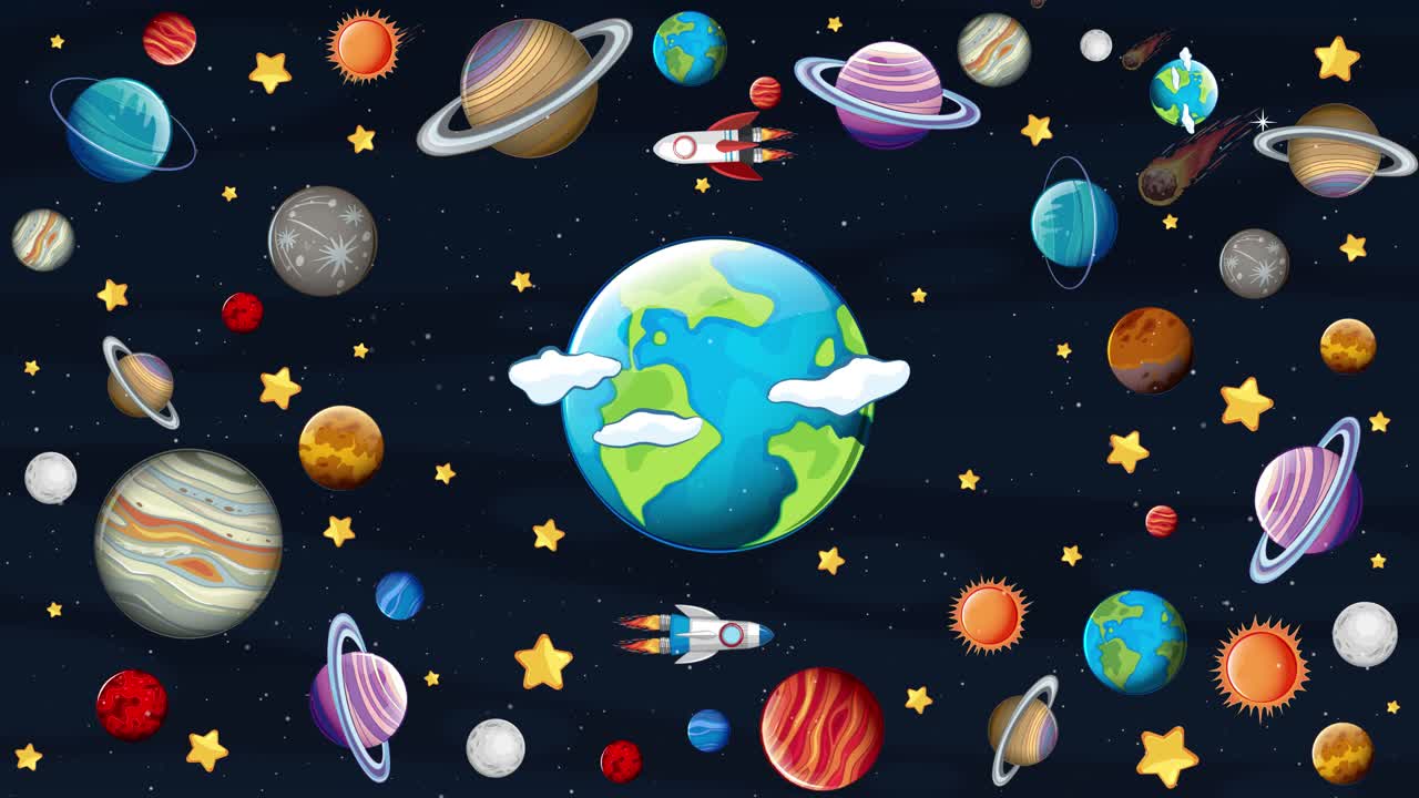 анимированное исследование причудливой вселенной