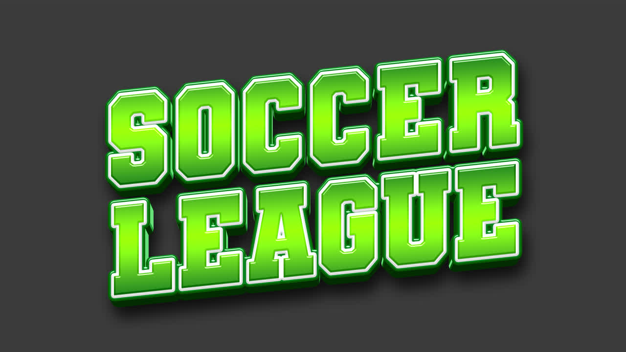 Soccer League Graphic Design