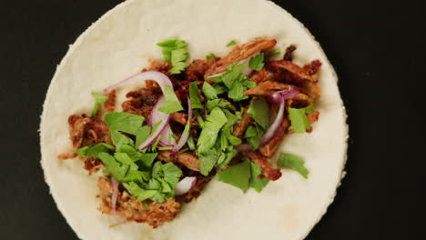 delicious carnitas taco