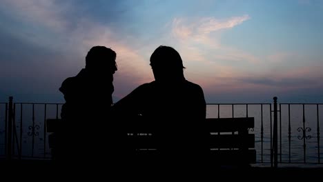 Sunset-Two-Friends-Silhouette-1