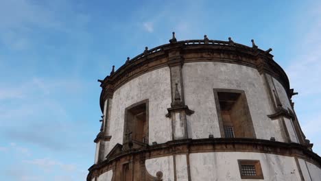 porto monastery of serra do pilar, low angle shot against blue sky