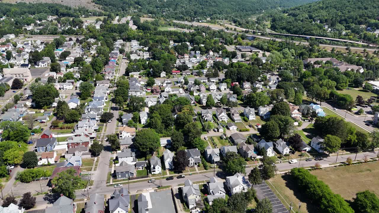 corning new york, aerial drone