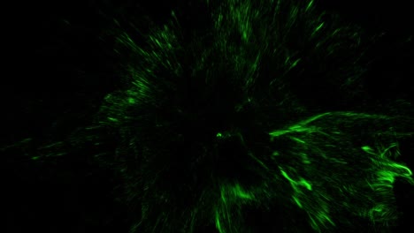 energy abstract particles