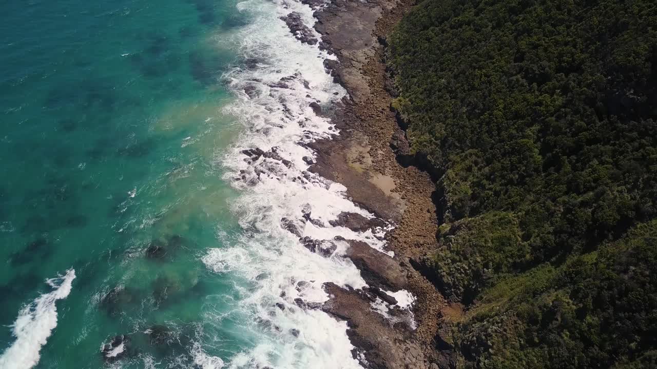 hermosa costa australiana y carretera costera