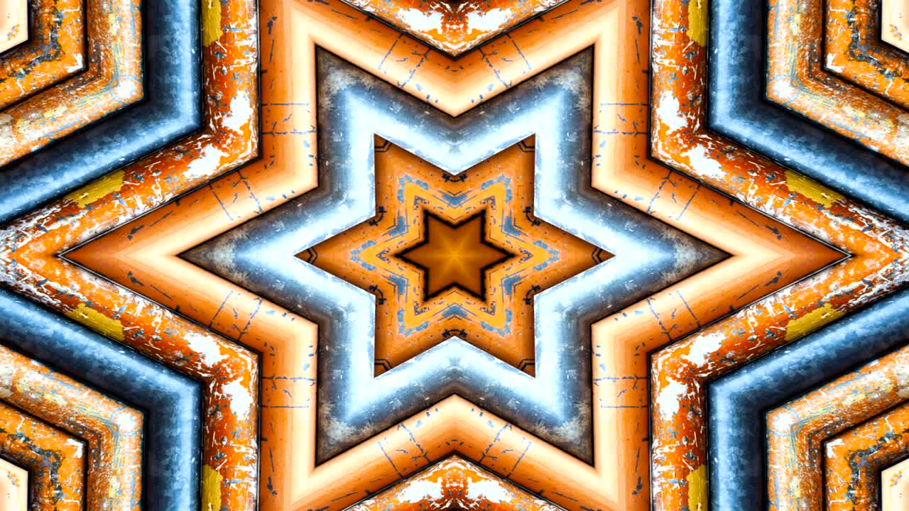 patrón kaleidoscópico abstracto