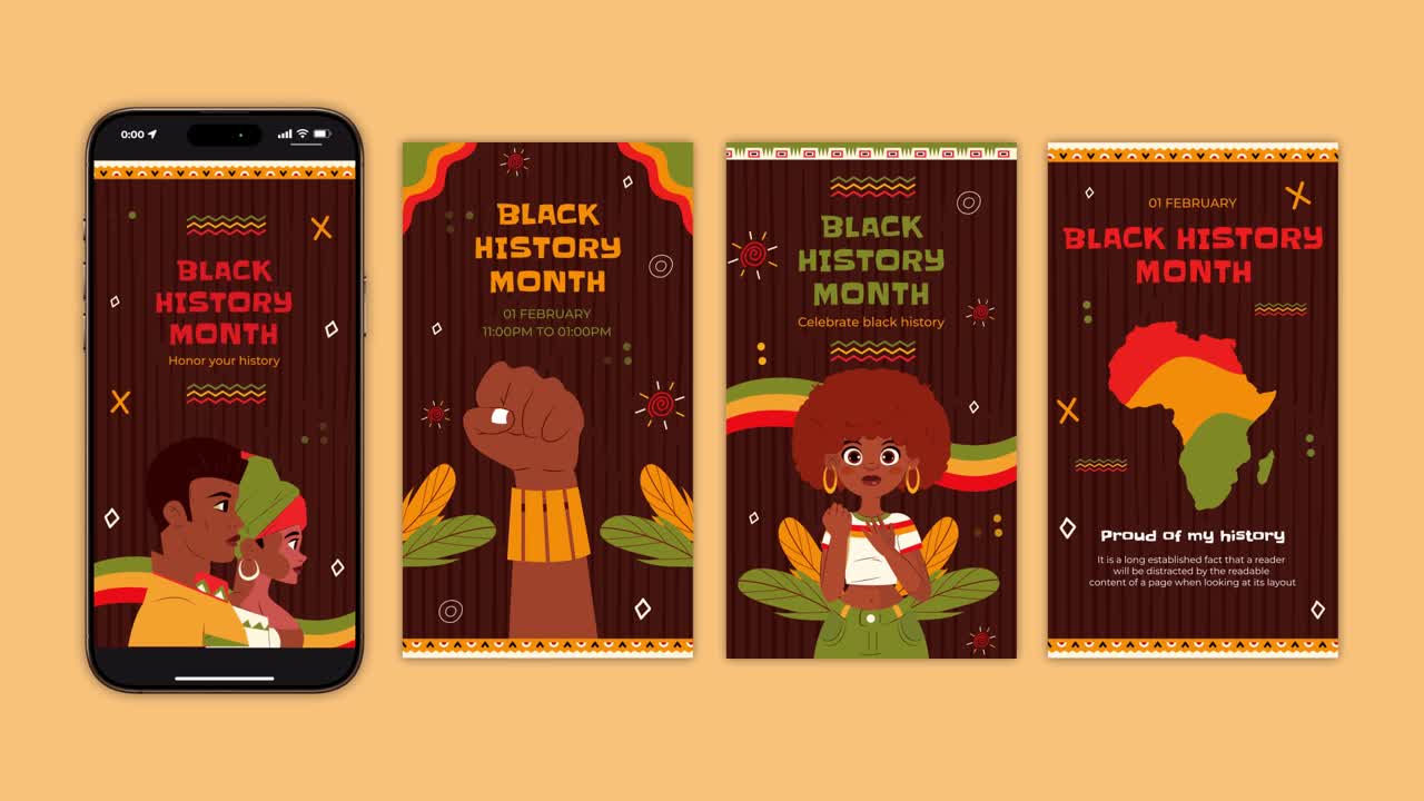 Black History Month Illustrations