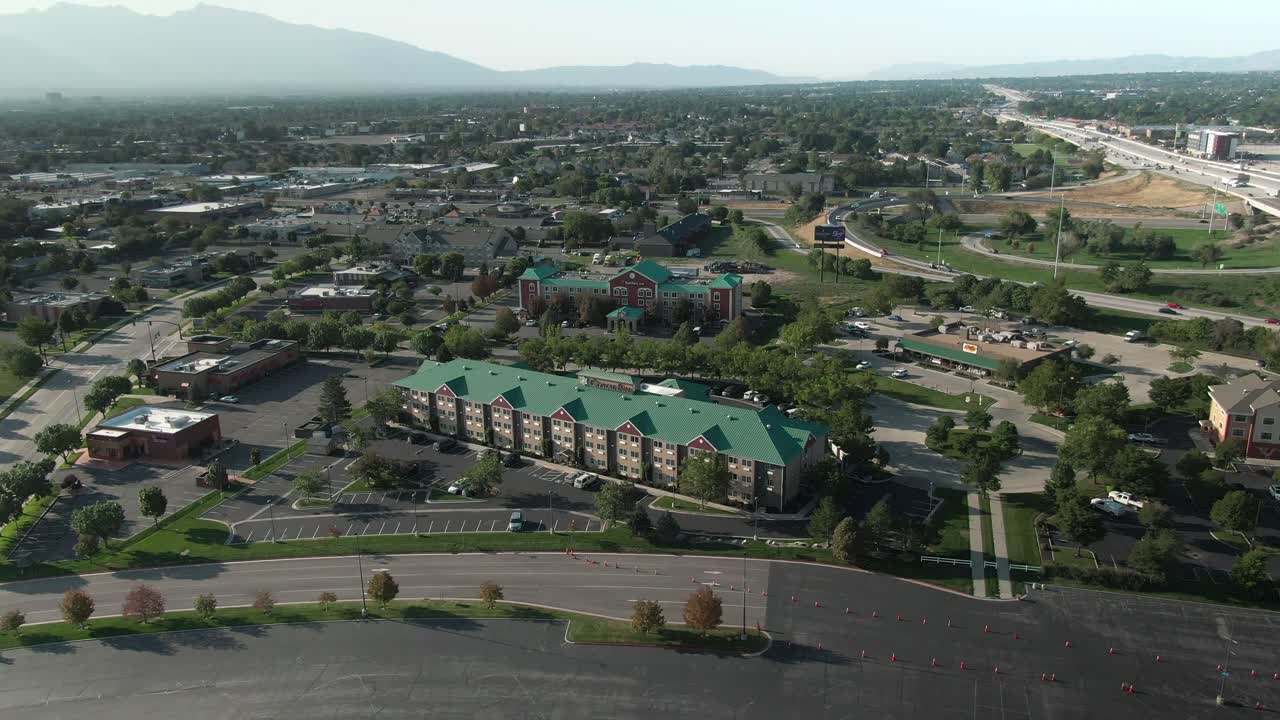 BEAUTIFUL AERIAL VIEW FROM WEST VALLEY AREA IN UTAH