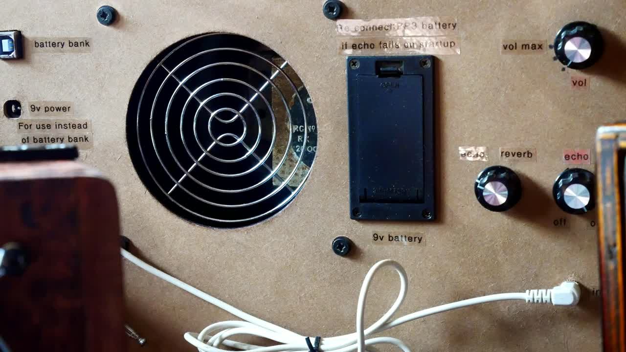 초자연적 유령 상자 전자 evp 라디오 통신 장비 백 정보 패널