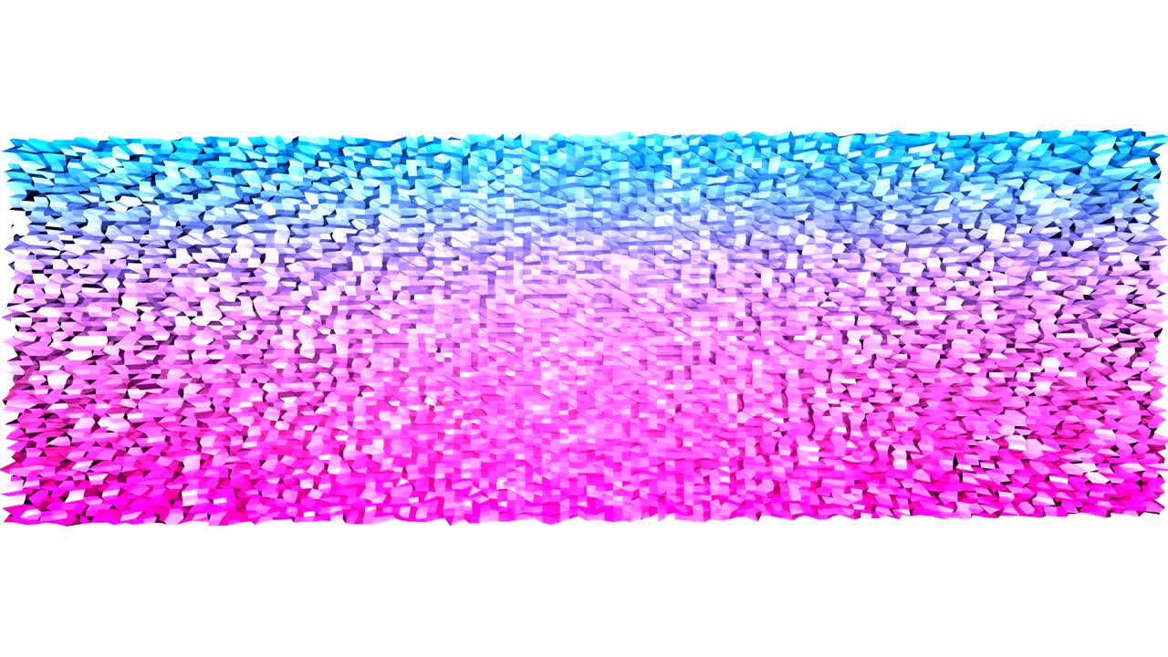 4k low poly background animation in loop. Seamless 3d animation in modern geometric low poly style with gradient colors. Creative simple blue red background. V 4 plane with copy space