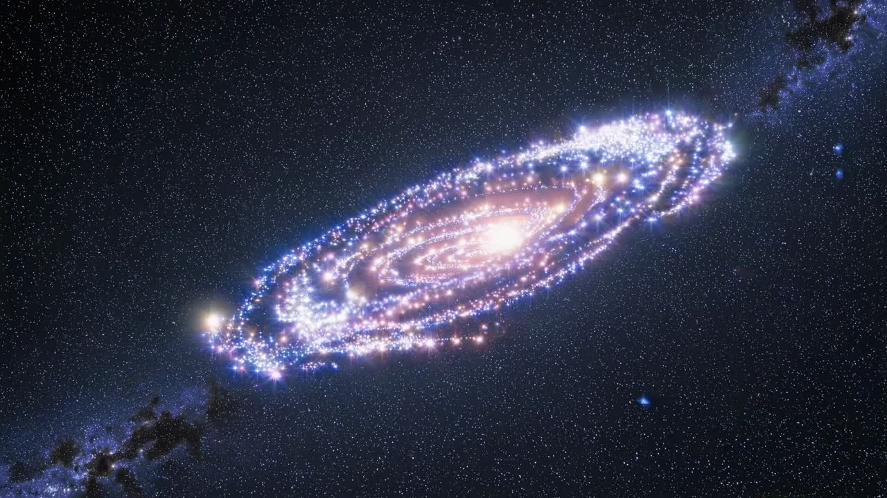 спиральная галактика в космосе