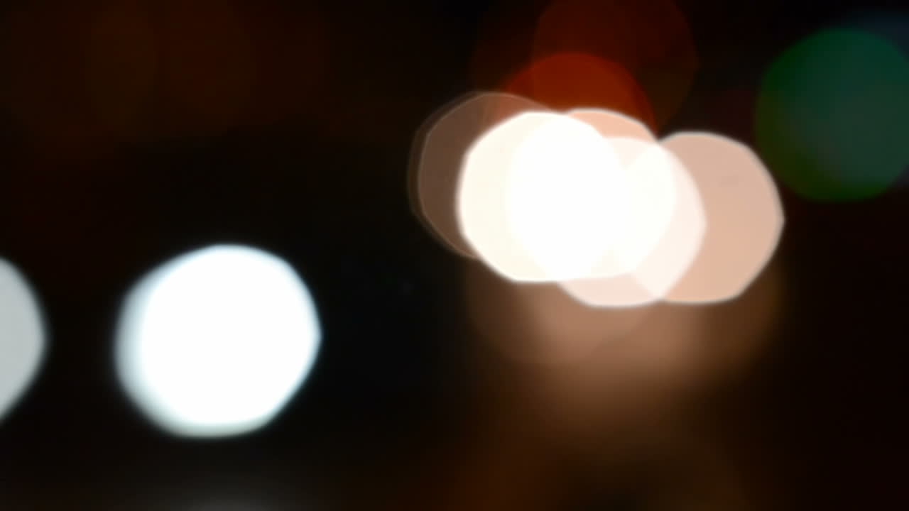 Transport in the form of a background. Night headlights in the city