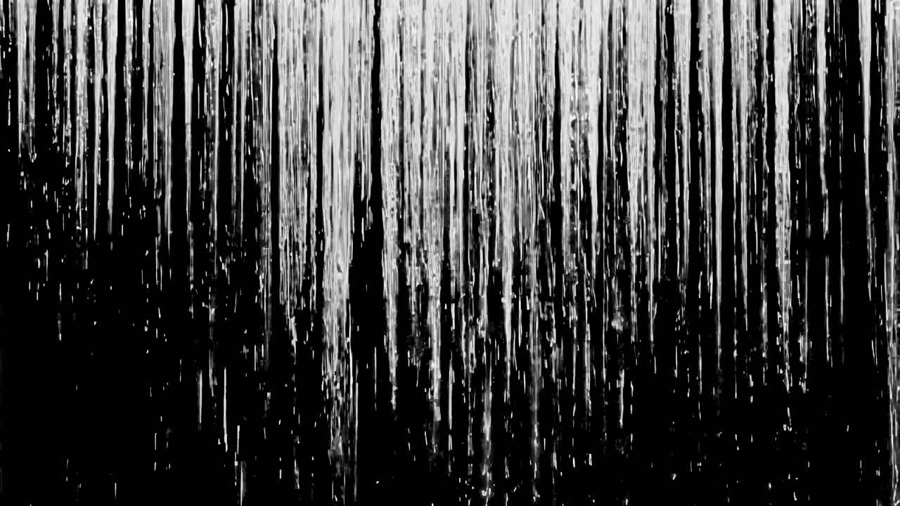 Patrón de lluvia vertical abstracto superpuesto animado, vídeo 4K transparente, canal alfa, ProRes 4444