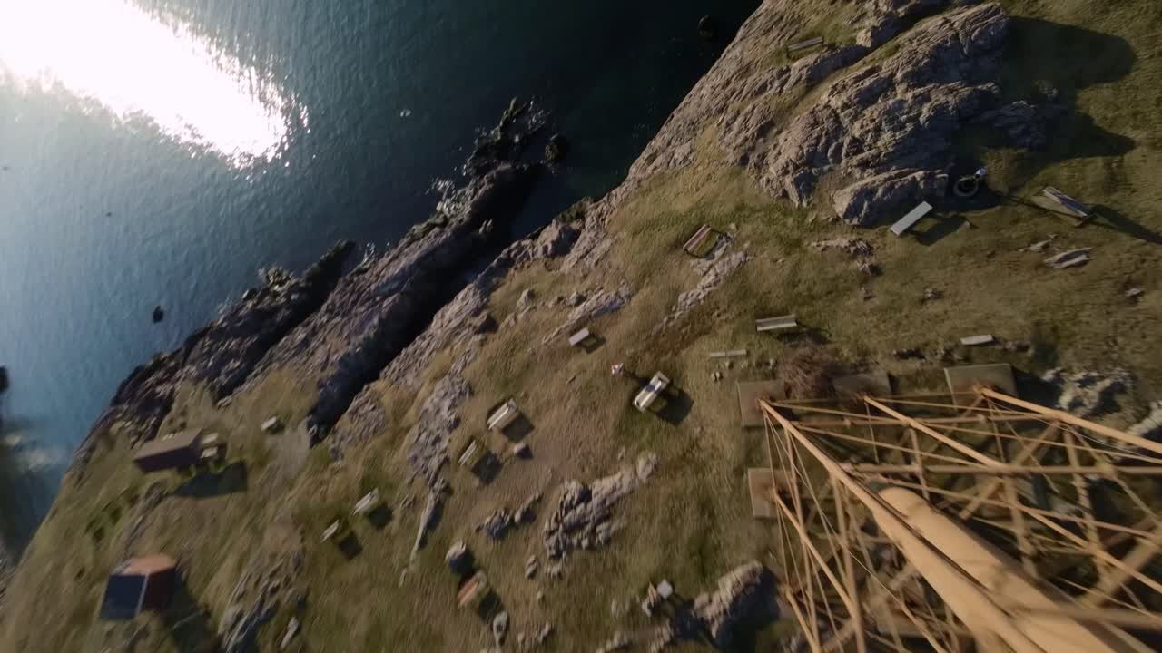 полет беспилотника в сторону маяка марблхед, штат массачусетс, сша