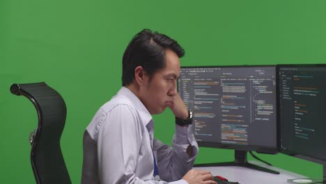 코드를 작업하는 프로그래머