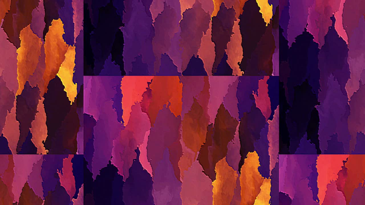Abstract Colorful Paint Background Loop
