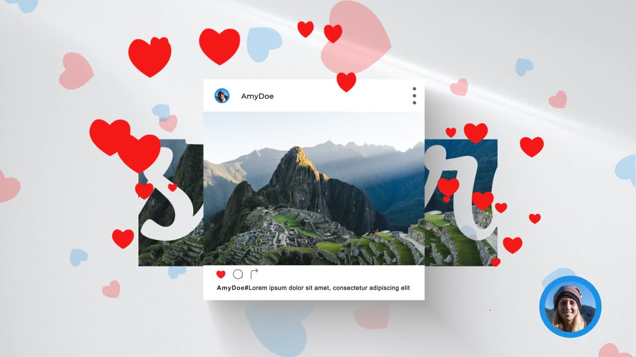 Instagram posts showcasing landscapes and travel