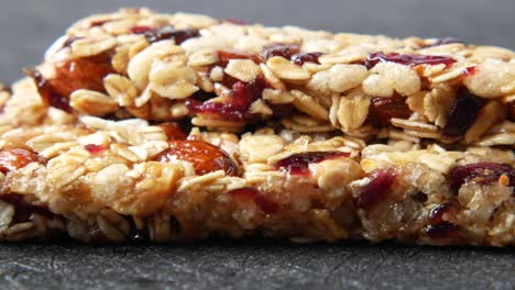 close up of granola bars