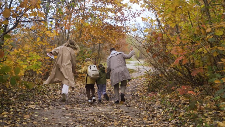 Familie på landet