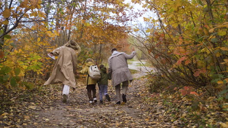 family at the countryside