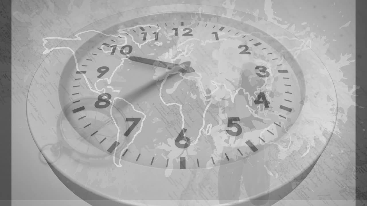 灰色の背景に対するカウントダウン 4k