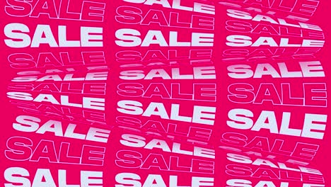 venta de fondo de animación promocional de color rosa brillante. rollos de palabras perceptibles cartel de señal de venta de bajo precio para publicidad promocional. venta llamativa de redes sociales video de anuncio de marketing cinético.