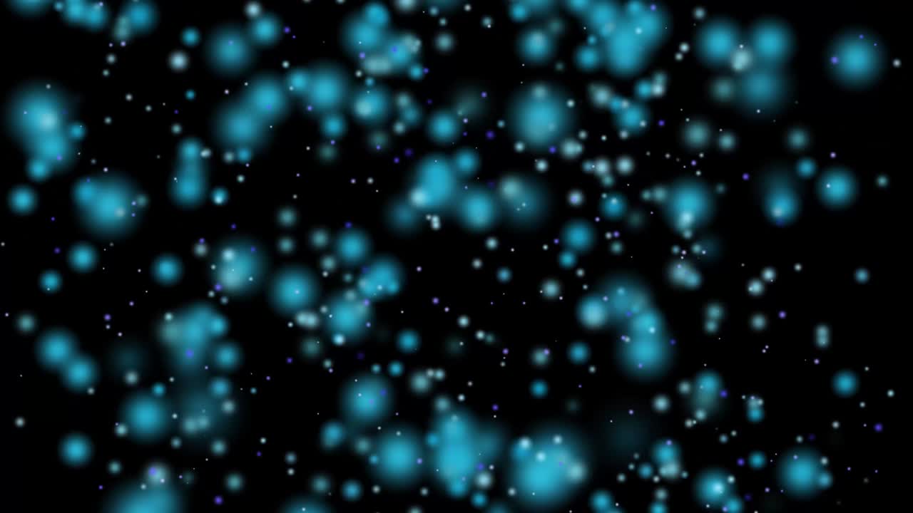 polvo de hielo en las profundidades del mar flotando fondo de partículas abstractas con bokeh