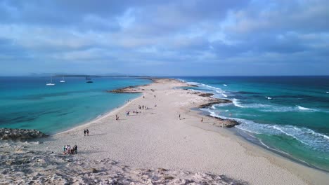 coastline people on beach