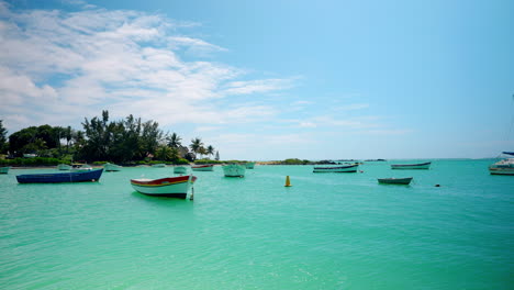 Many-small-wooden-boats-docked-at-the-seaside