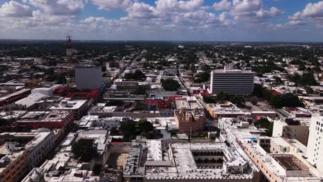 Centro-De-Merida-Yucatan-En-Mexico