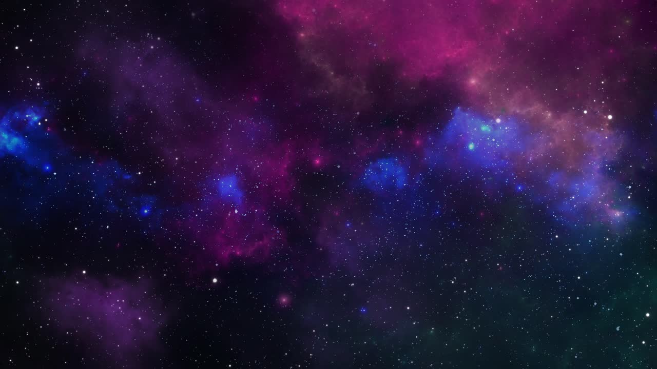 the beauty of colored nebulae in the great universe 4k