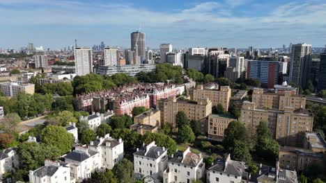 paddington area of london uk apartments and housing aerial