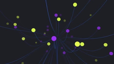 visualizar una red de puntos interconectados mapeando relaciones dentro de un sistema complejo