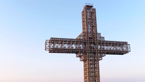 Millennium-Cross-at-Skopje-Vodno-Hill-in-Macedonia