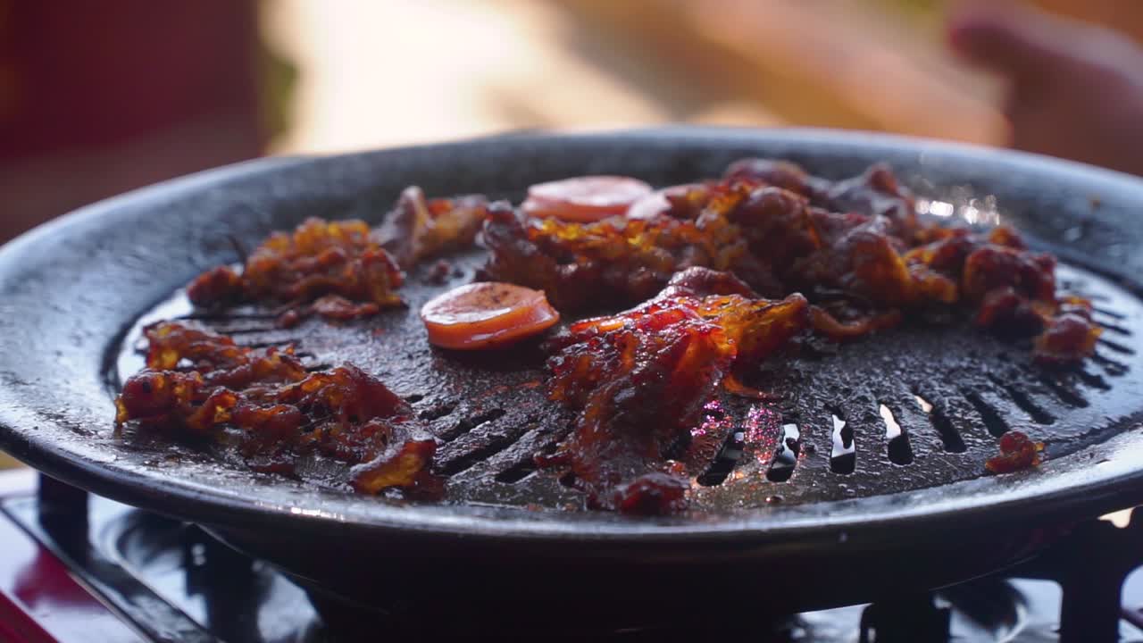 일본 식당에서 그릴  ⁇ 고기