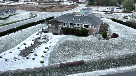 Casa-Cubierta-De-Nieve-En-Whidbey-Island