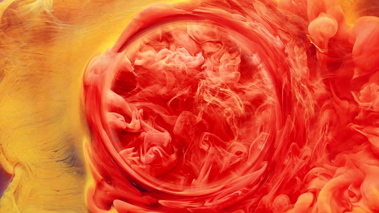 краска движение гадатель стекло красный желтый пар