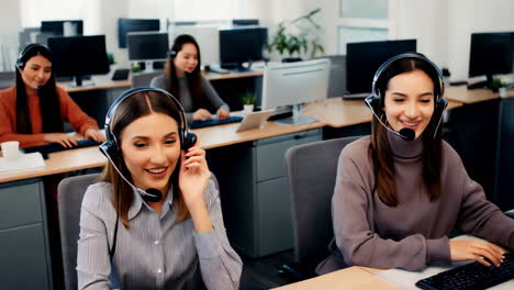 diverse team of call center representatives