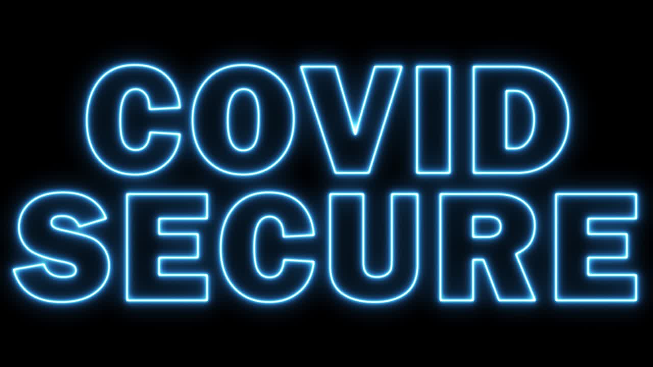 COVID-sikker neonskilt