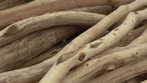 round wooden logs without bark