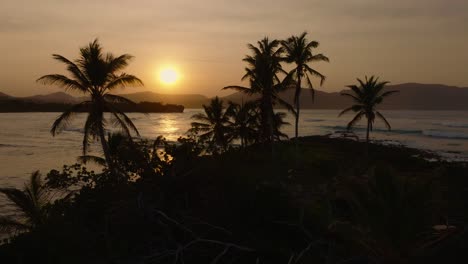 small island of pirates, el cayito at sunset, las galeras in samana peninsula