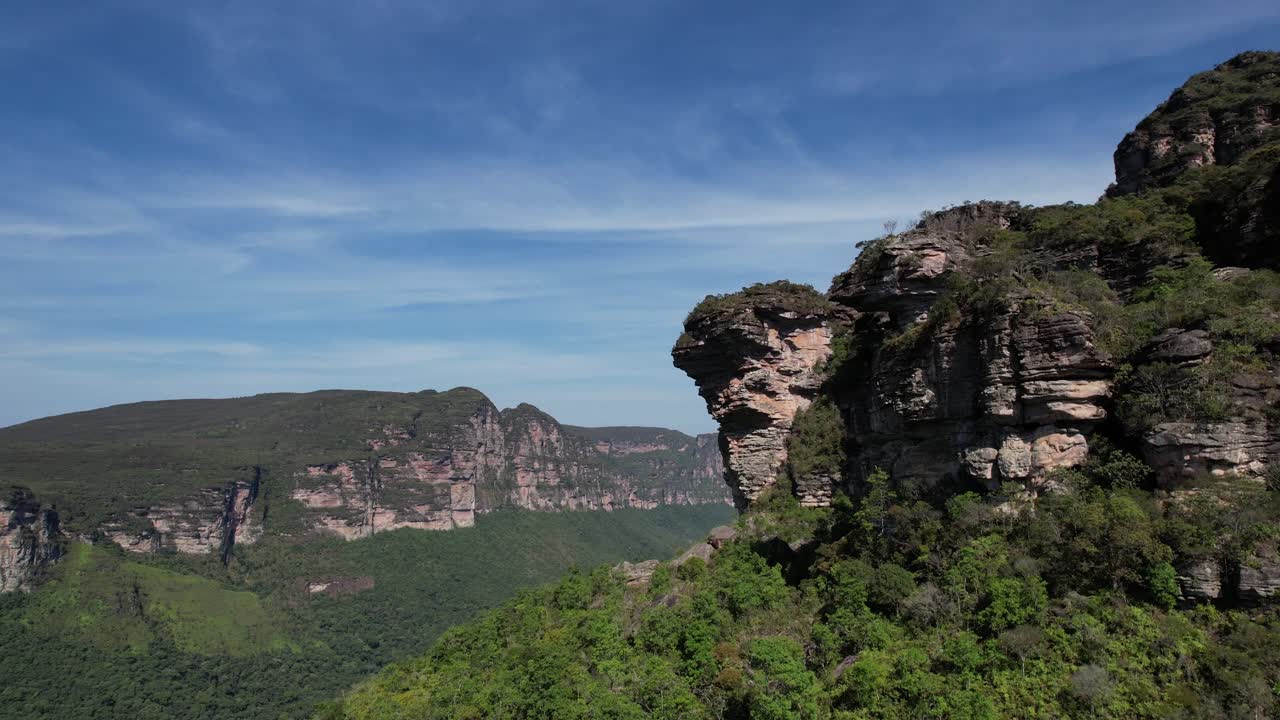video del avión no tripulado de vale do pati en chapada diamantina, bahía, brasil