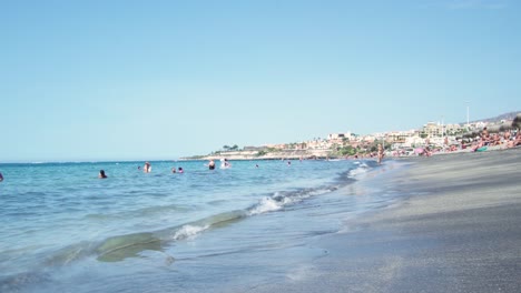 Close-up-beach-Fanabe-at-Costa-Adeje-on-Tenerife-Island-Spain