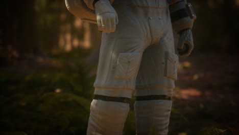 lonely-Astronaut-in-dark-forest