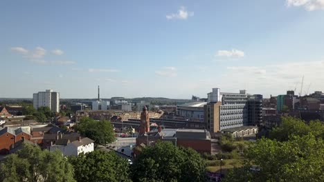 Nottingham-Uk-Schöne-Luftdrohne