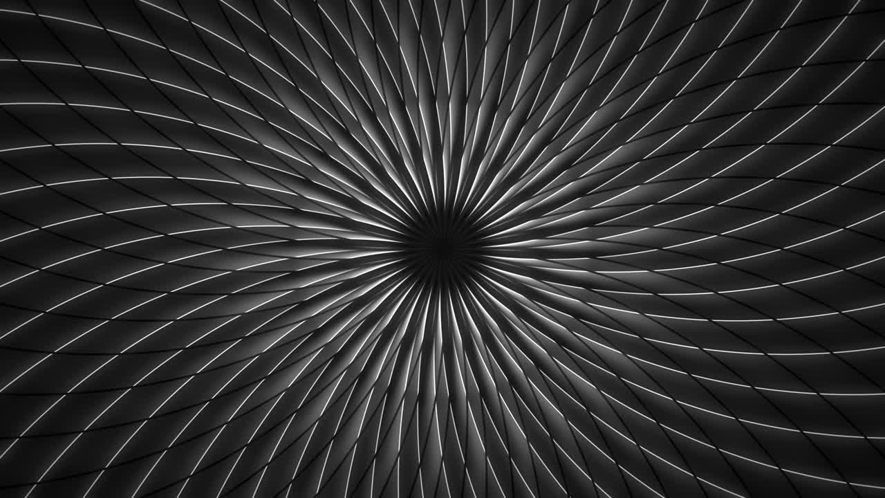 Rotating Abstract Concentric Line Pattern Illusion Loop