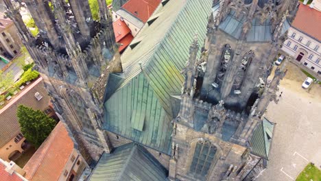 vista aérea de la catedral de st.