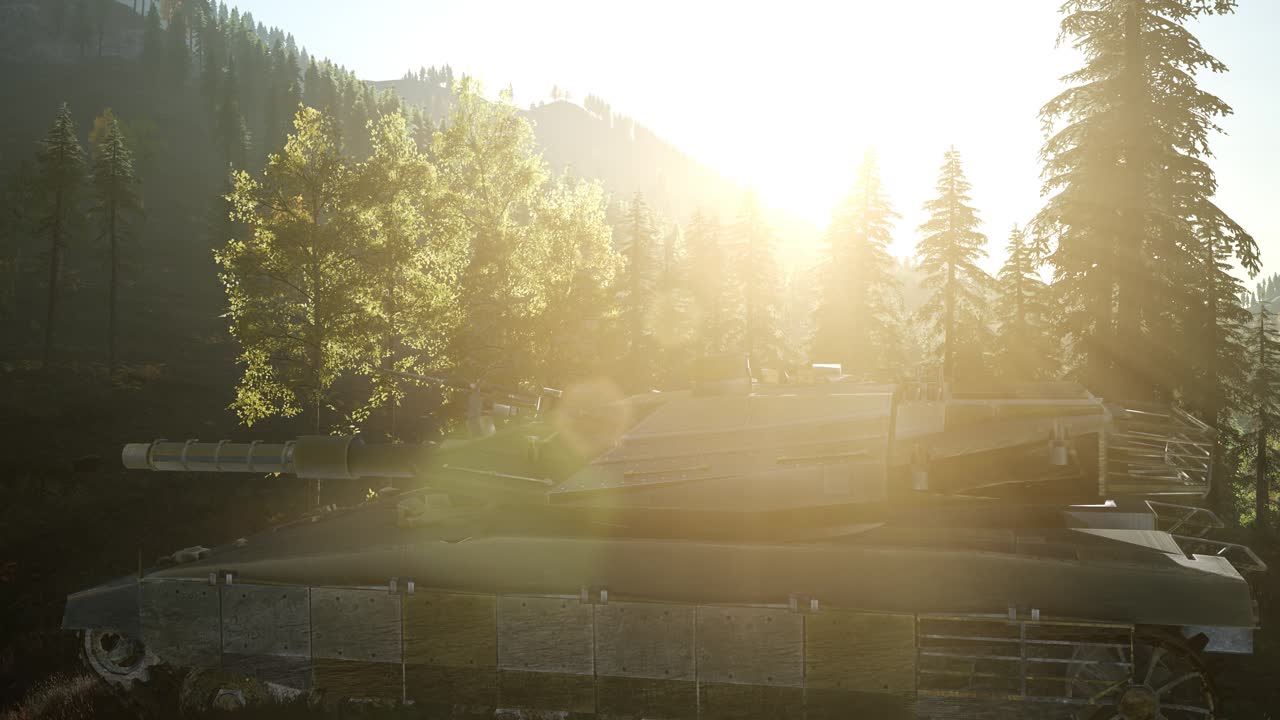 숲 속 에 있는  ⁇ 은 녹색  ⁇ 크